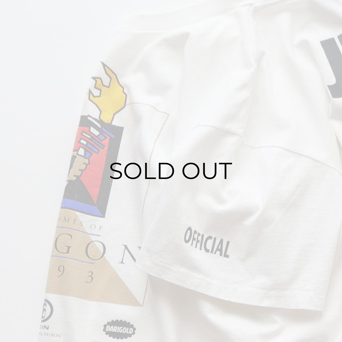 画像7: 90's NIKE COTTON W-PRINT S/S TEE "STATE GAMES OF OREGON 1993" "JUST DO IT" "MADE IN USA" (7)