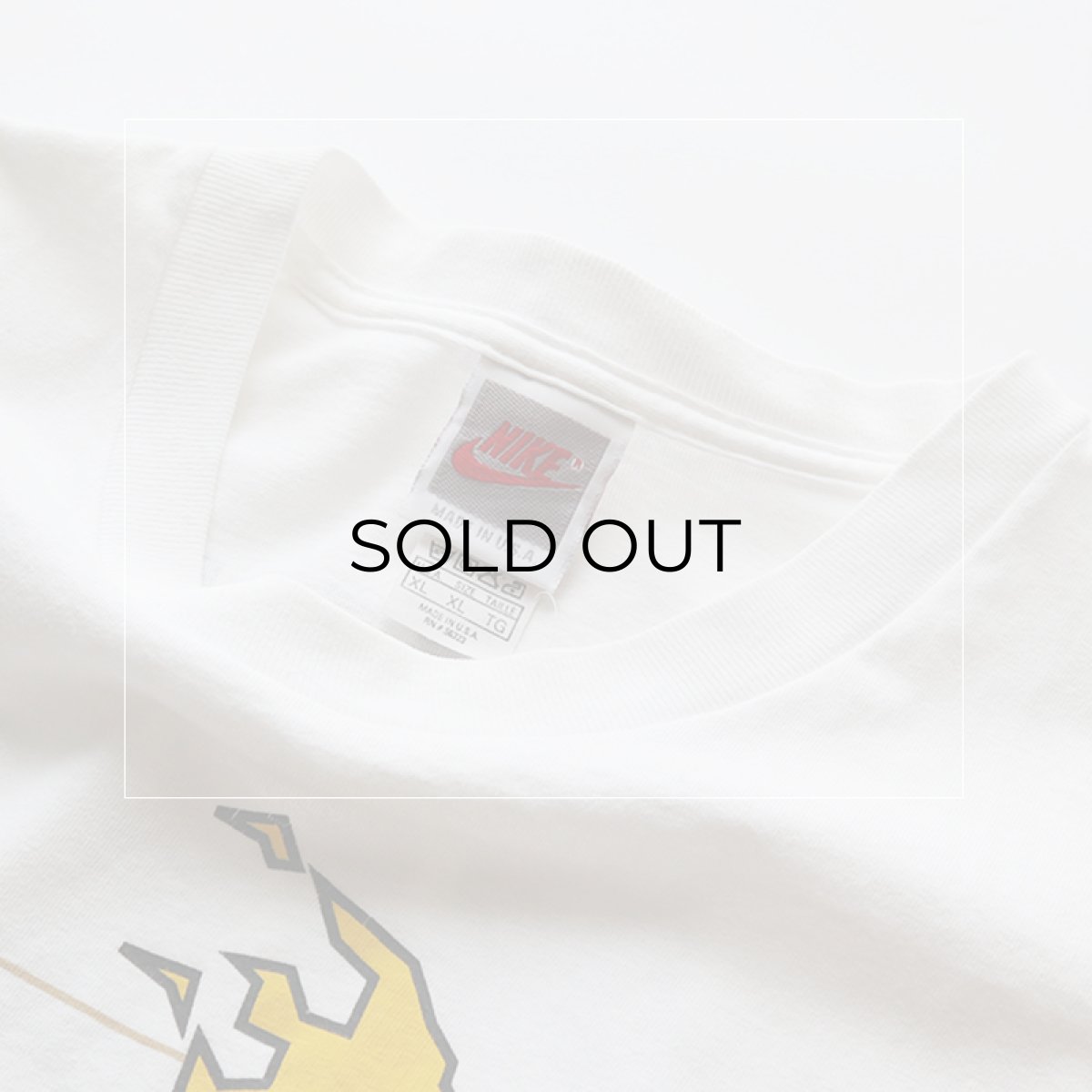 画像10: 90's NIKE COTTON W-PRINT S/S TEE "STATE GAMES OF OREGON 1993" "JUST DO IT" "MADE IN USA" (10)