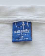 画像8: 80's Ocean Pacific COTTON W-PRINT S/S TEE "BORDER SURF" "MADE IN USA" (8)