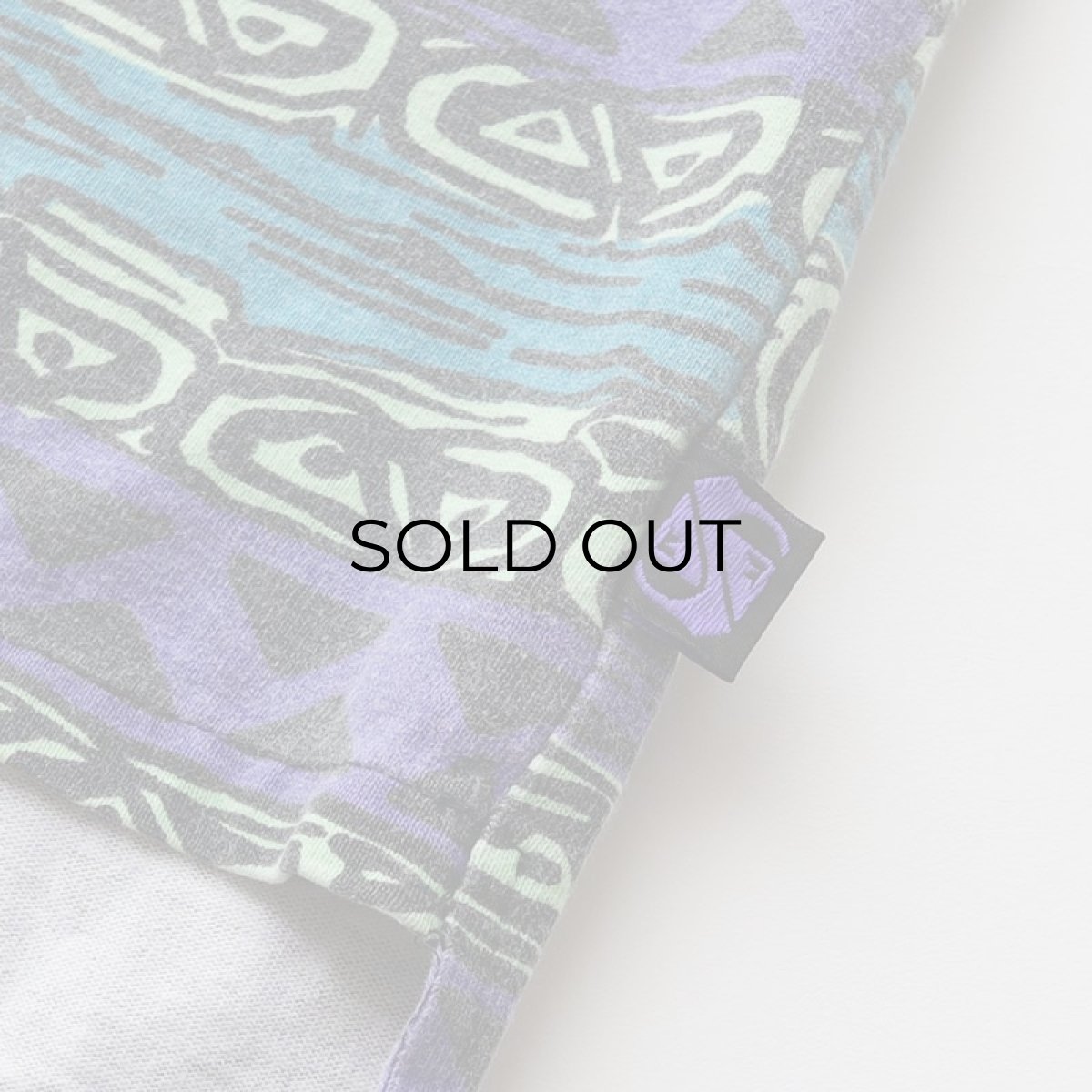 画像9: 〜90's QUIKSILVER COTTON ALL OVER BORDER PATTERN PRINT S/S TEE "MADE IN USA" (9)