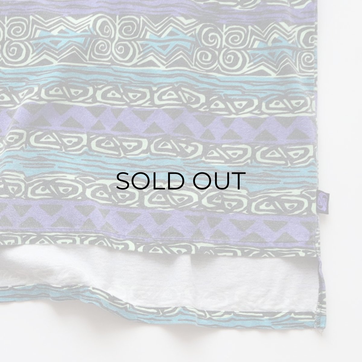 画像5: 〜90's QUIKSILVER COTTON ALL OVER BORDER PATTERN PRINT S/S TEE "MADE IN USA" (5)