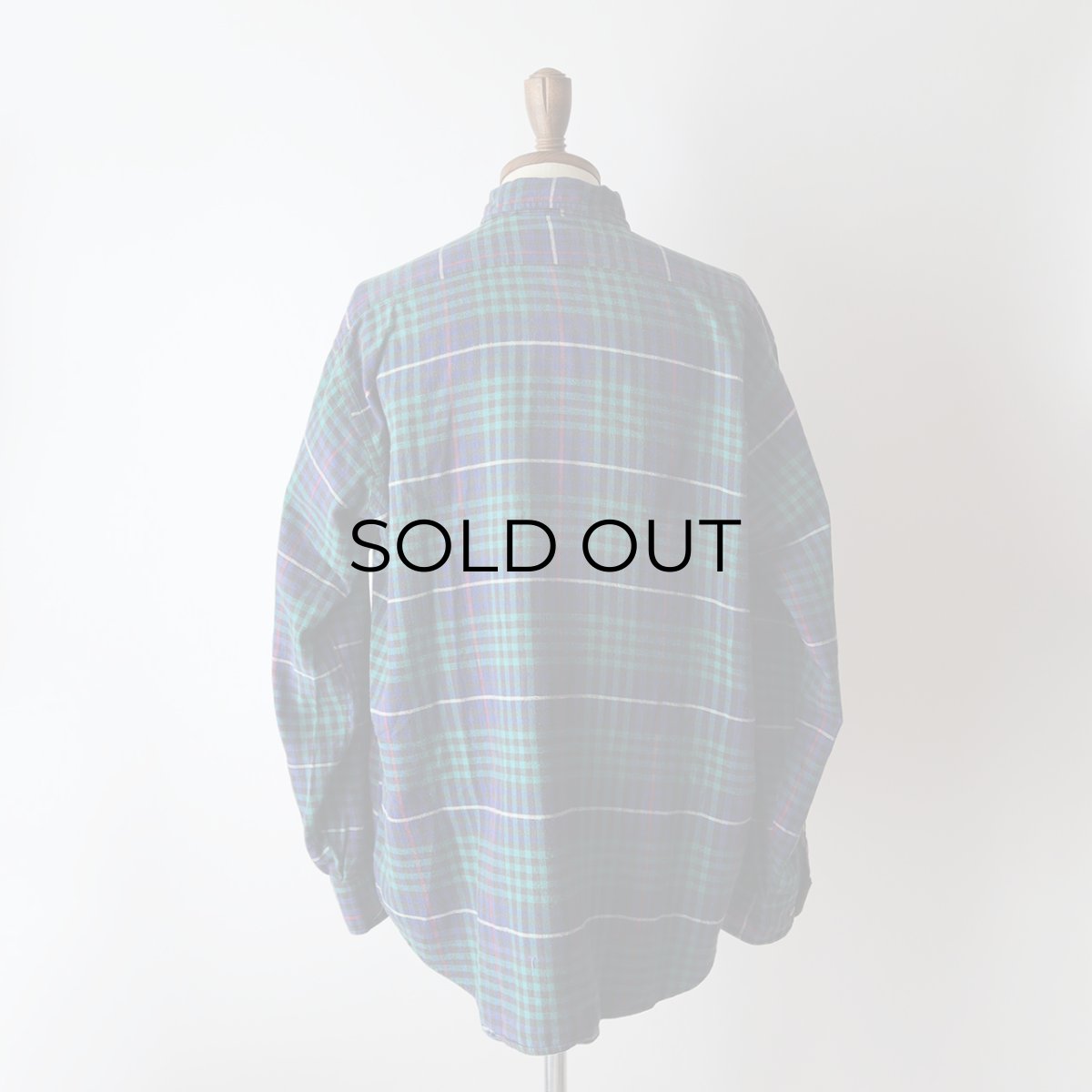 画像12: 〜90's VAN HEUSEN COTTON CHECK FLANNEL B/D SHIRT (12)