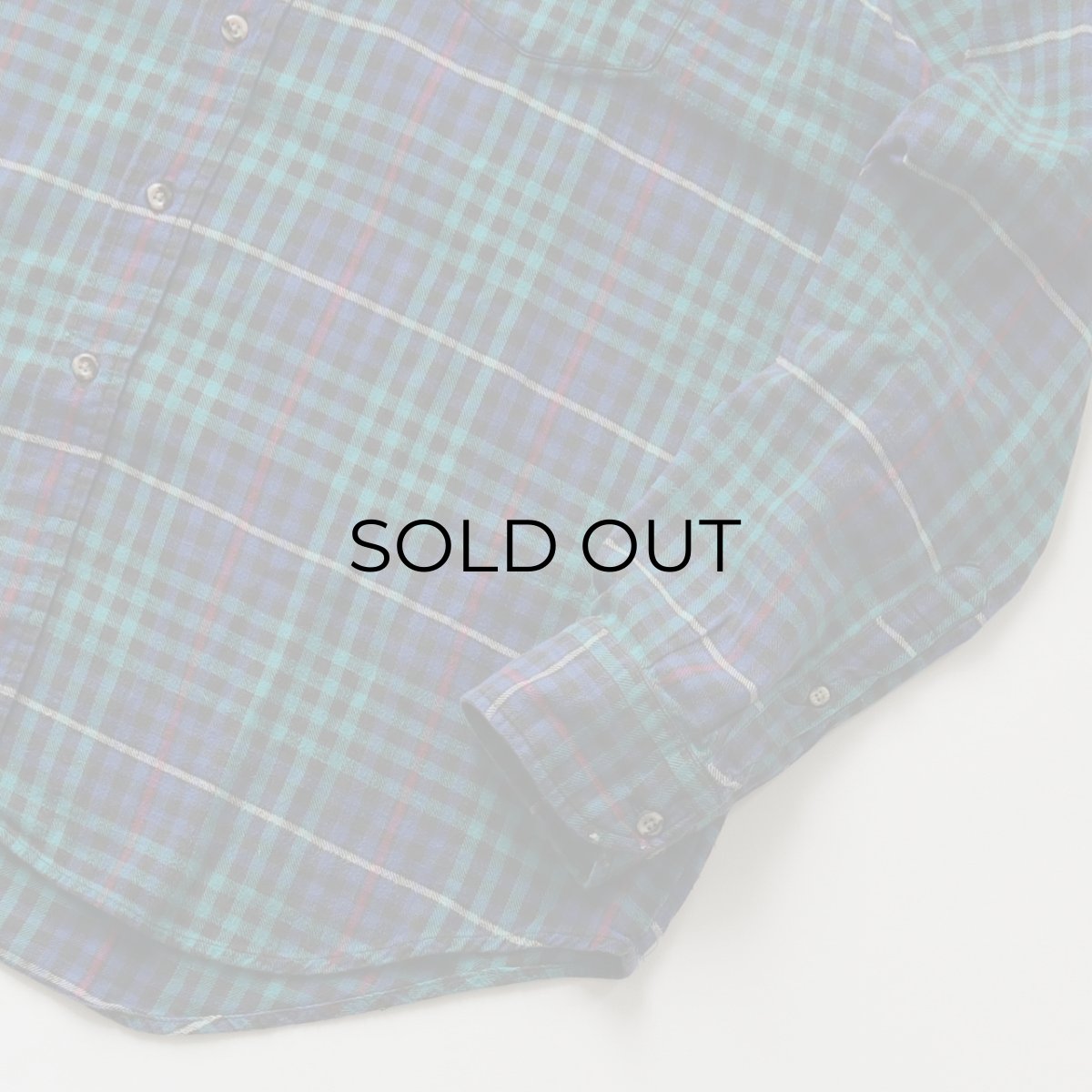 画像6: 〜90's VAN HEUSEN COTTON CHECK FLANNEL B/D SHIRT (6)