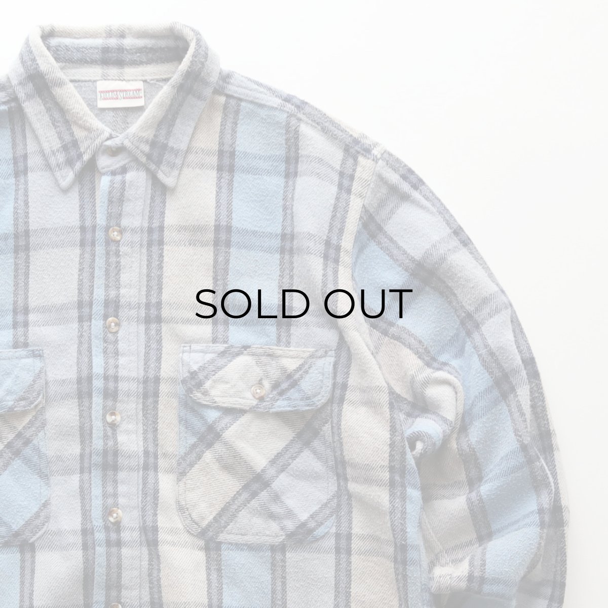 画像3: 90's FIELD & STREAM COTTON CHECK HEAVY FLANNEL SHIRT (3)