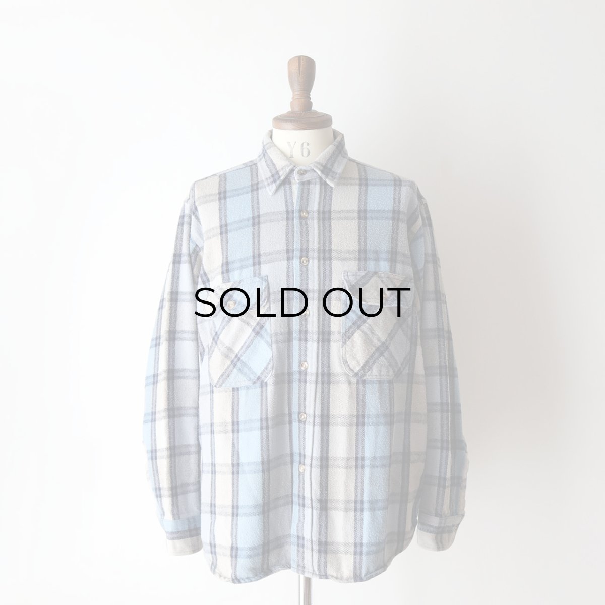 画像10: 90's FIELD & STREAM COTTON CHECK HEAVY FLANNEL SHIRT (10)