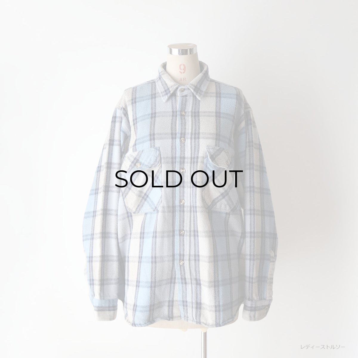 画像13: 90's FIELD & STREAM COTTON CHECK HEAVY FLANNEL SHIRT (13)