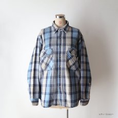 画像13: 90's FIELD & STREAM COTTON CHECK HEAVY FLANNEL SHIRT (13)