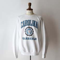 画像14: 〜90's FRUIT OF THE LOOM PRINT CREW NECK SWEAT "CAROLINA TARHEELS" "MADE IN USA" (14)