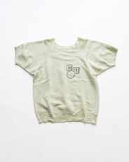 画像1: 60's UNKNOWN BRAND COTTON PRINT CREW NECK S/S SWEAT "CREIGHTON UNIVERSITY" (1)