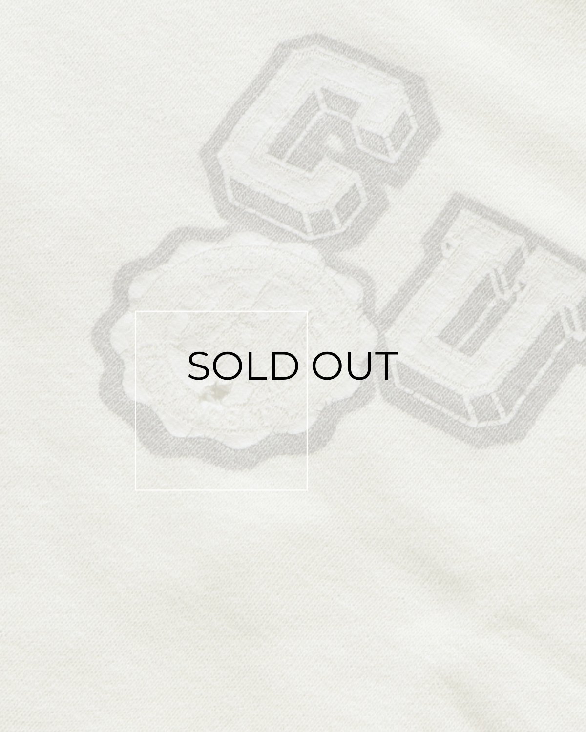 画像7: 60's UNKNOWN BRAND COTTON PRINT CREW NECK S/S SWEAT "CREIGHTON UNIVERSITY" (7)