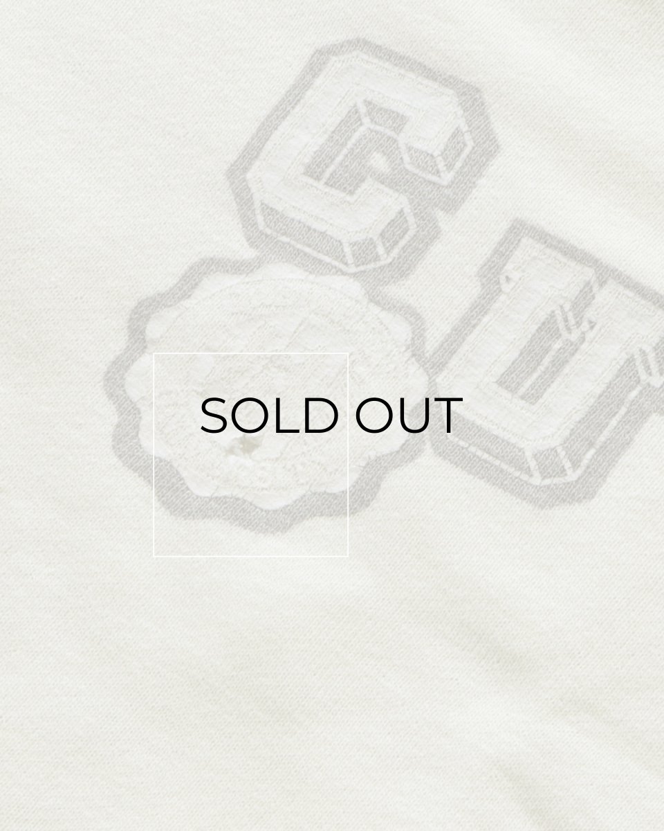 画像7: 60's UNKNOWN BRAND COTTON PRINT CREW NECK S/S SWEAT "CREIGHTON UNIVERSITY" (7)