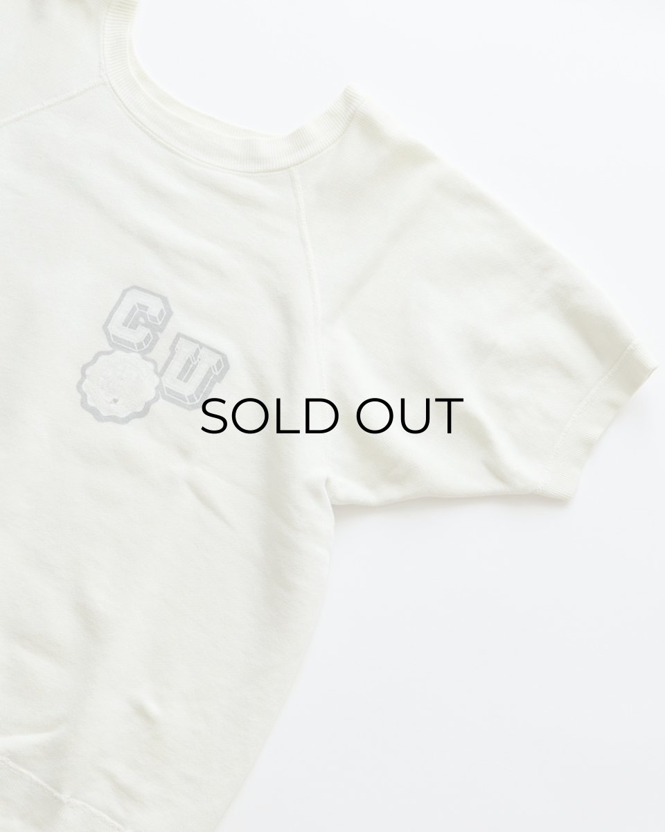 画像3: 60's UNKNOWN BRAND COTTON PRINT CREW NECK S/S SWEAT "CREIGHTON UNIVERSITY" (3)