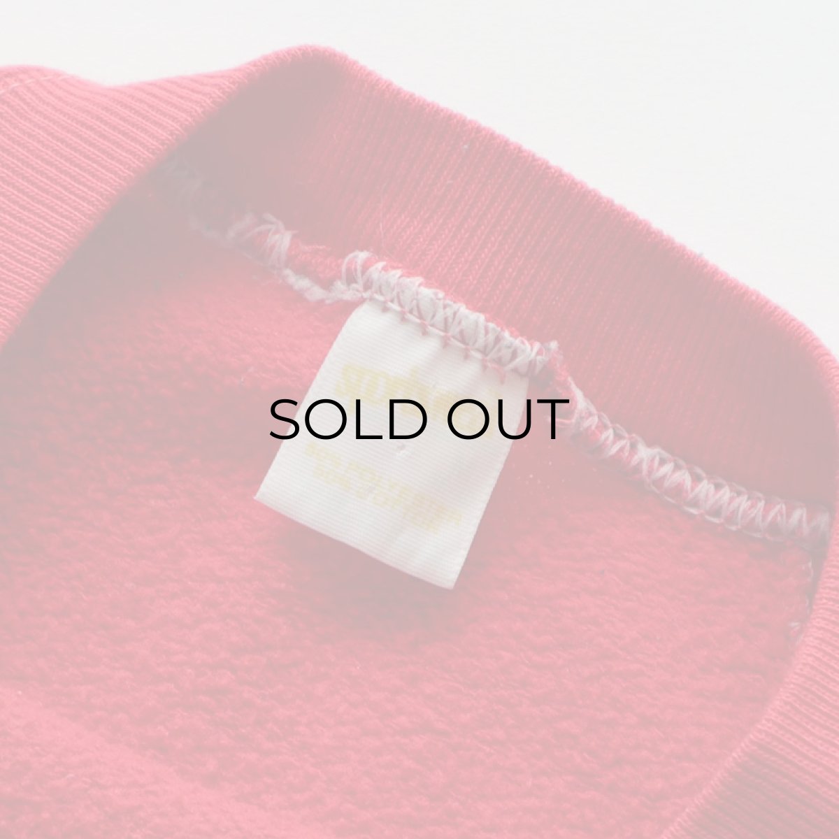 画像5: 80's sportswear PRINT CREW NECK SWEAT "YORKVILLE FOXEES" "MADE IN USA" (5)