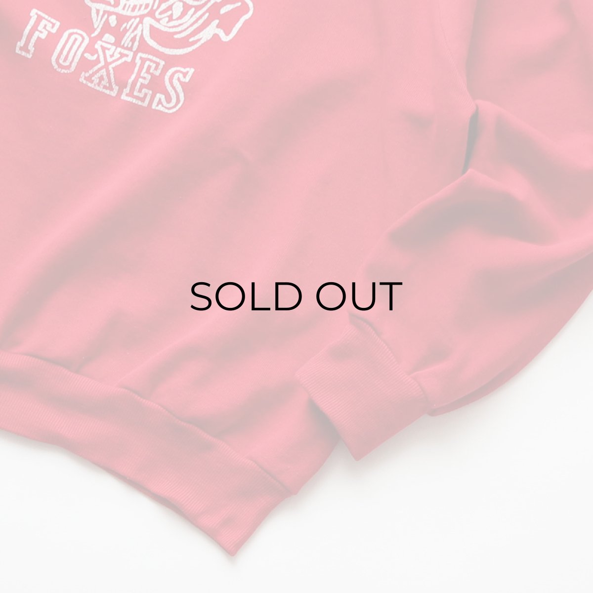 画像4: 80's sportswear PRINT CREW NECK SWEAT "YORKVILLE FOXEES" "MADE IN USA" (4)