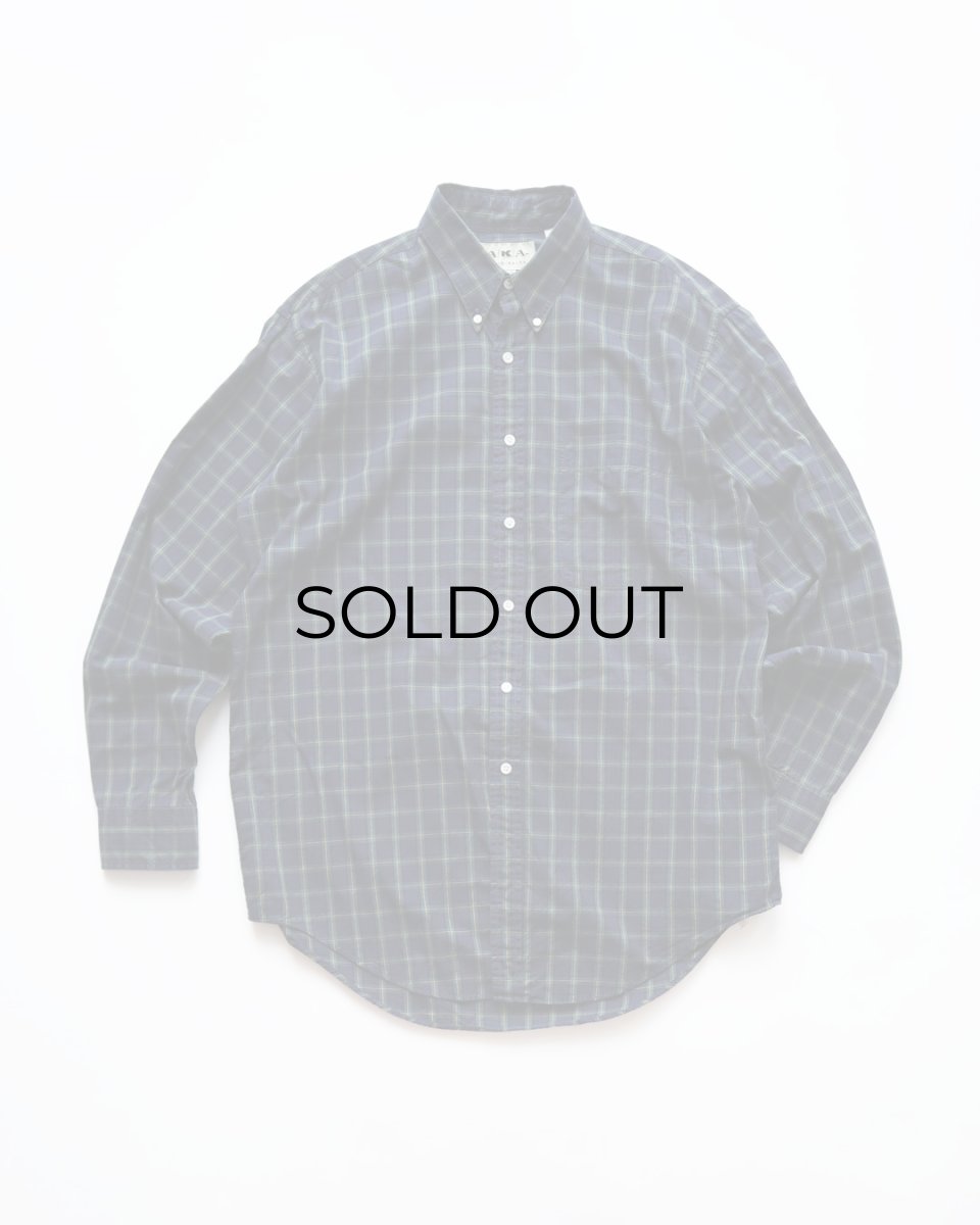 画像1: 90's A/K/A EDDIE BAUER COTTON CHECK B/D SHIRT (1)