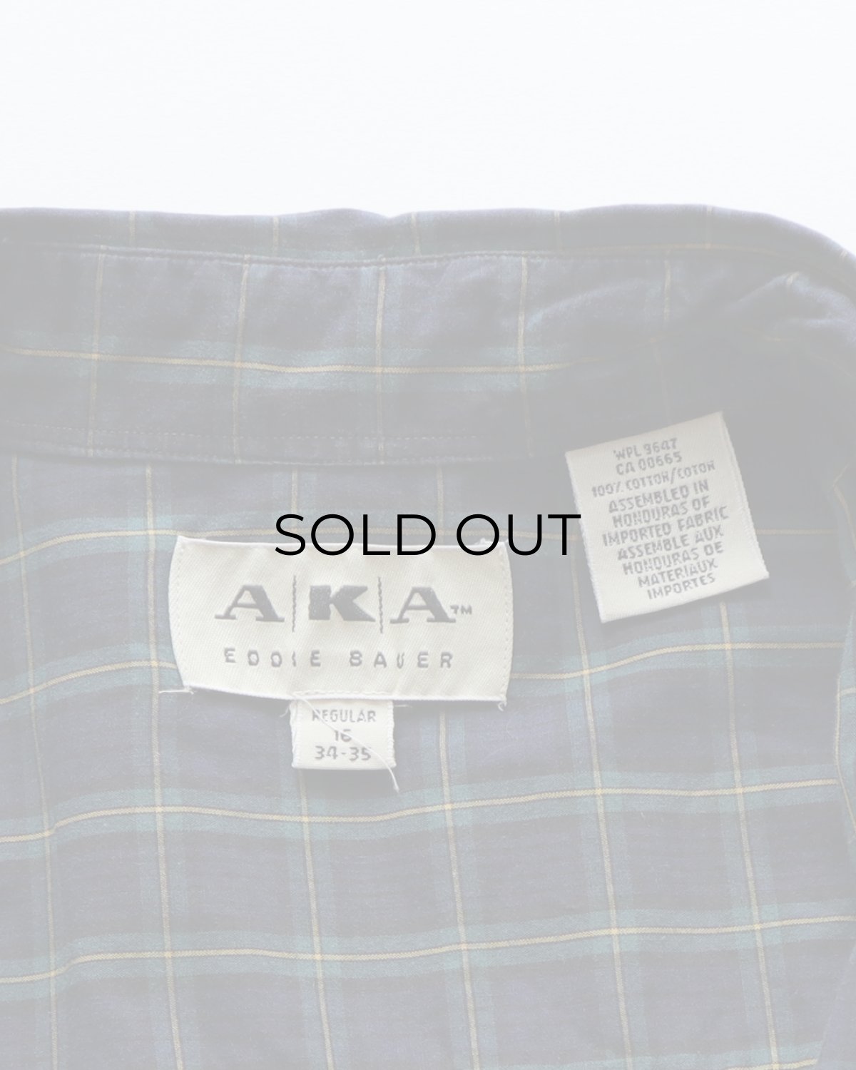 画像6: 90's A/K/A EDDIE BAUER COTTON CHECK B/D SHIRT (6)