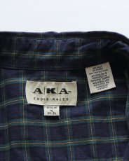 画像6: 90's A/K/A EDDIE BAUER COTTON CHECK B/D SHIRT (6)