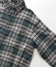 画像3: 90's ARROW COTTON CHECK FLANNEL SHIRT (3)