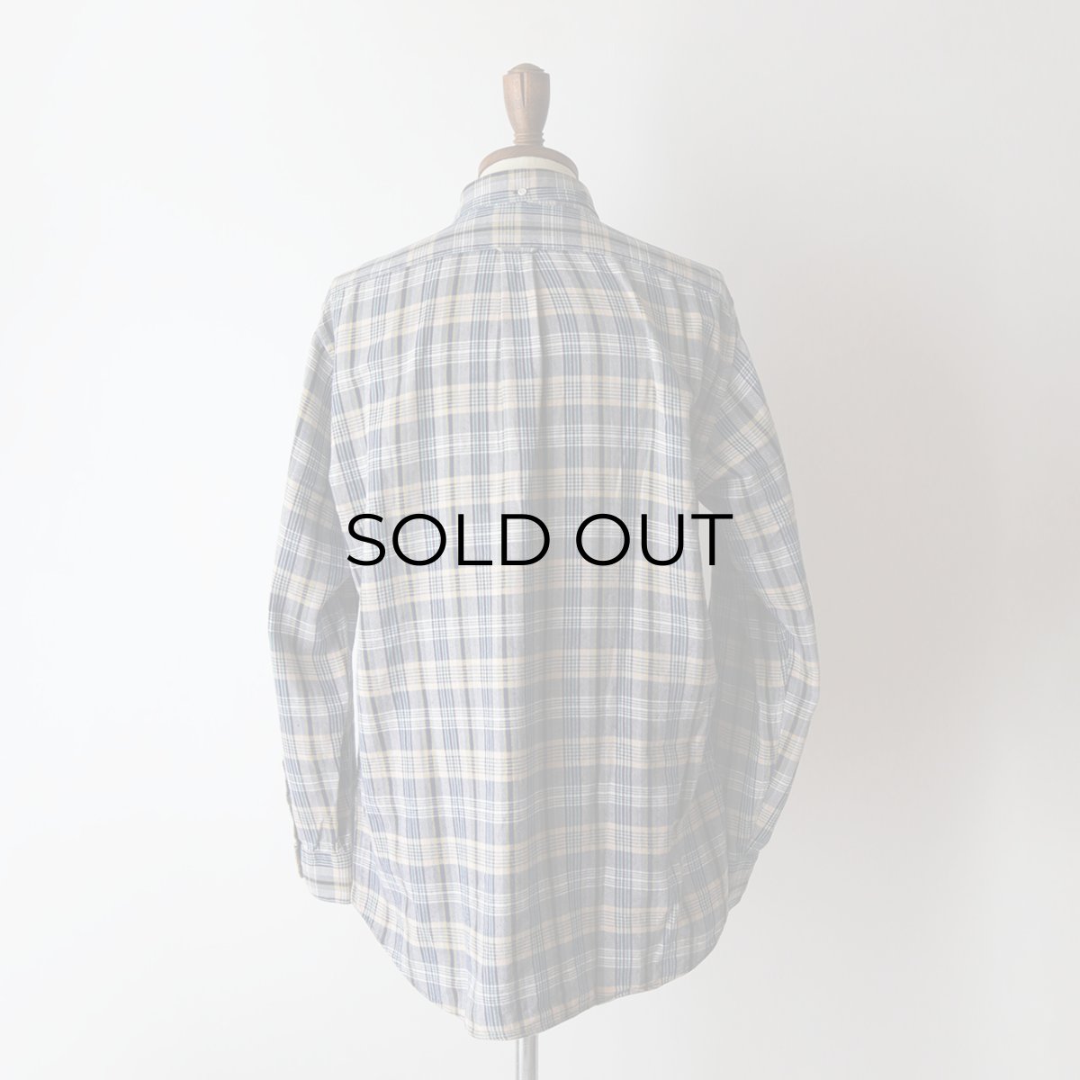 画像11: 80's nordstrom COTTON CHECK FLANNEL B/D SHIRT (11)