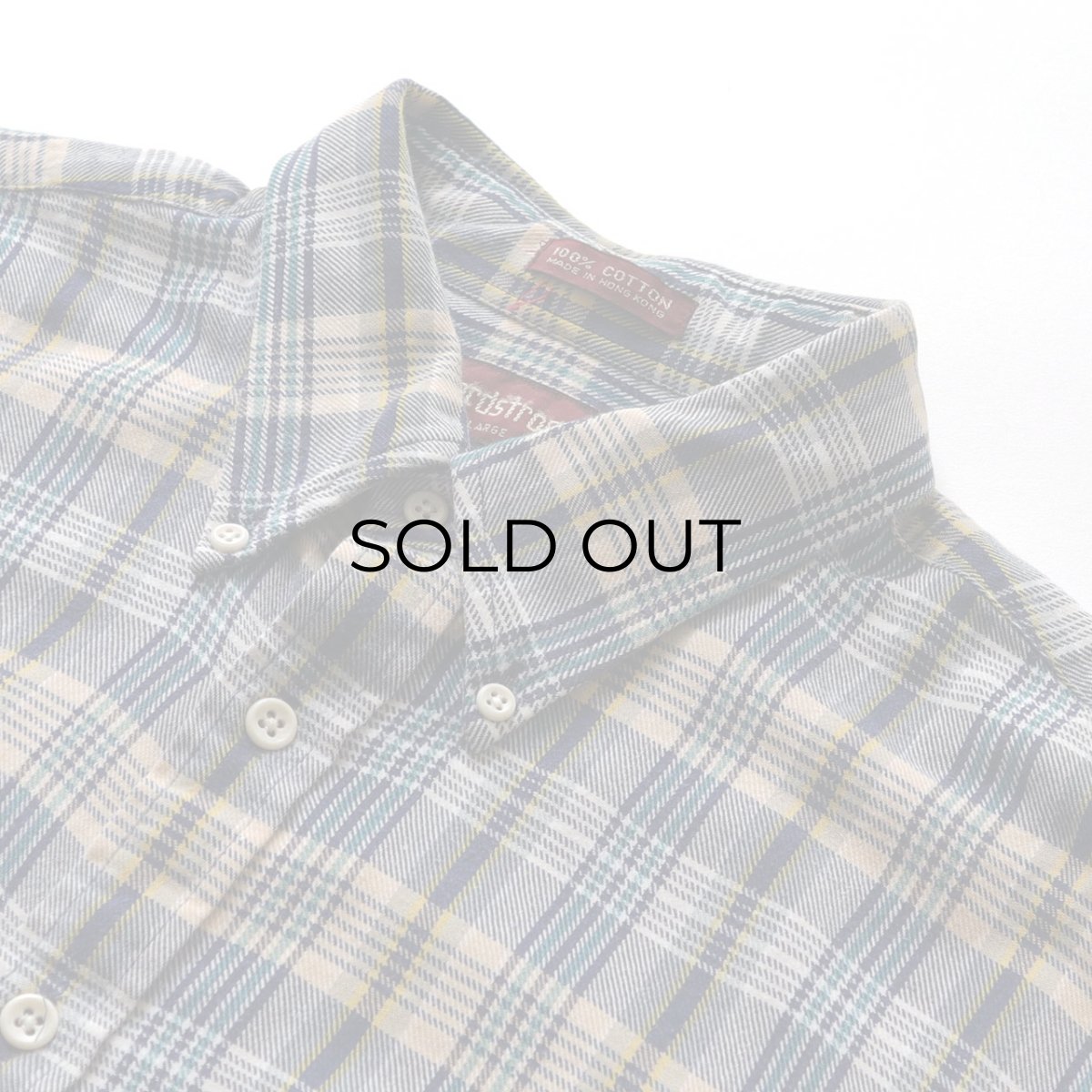 画像3: 80's nordstrom COTTON CHECK FLANNEL B/D SHIRT (3)