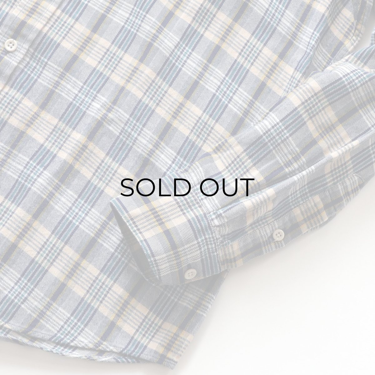 画像5: 80's nordstrom COTTON CHECK FLANNEL B/D SHIRT (5)