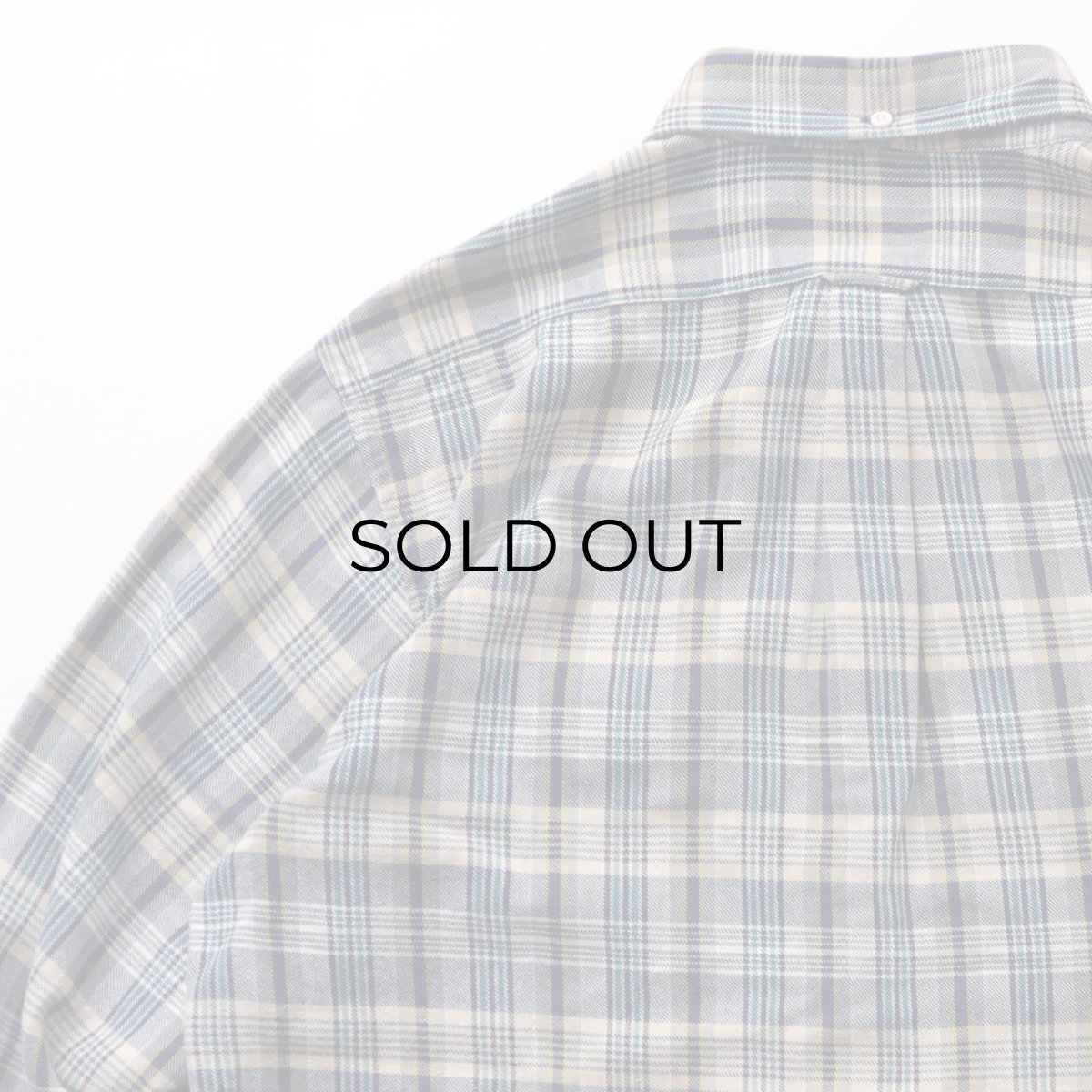 画像6: 80's nordstrom COTTON CHECK FLANNEL B/D SHIRT (6)