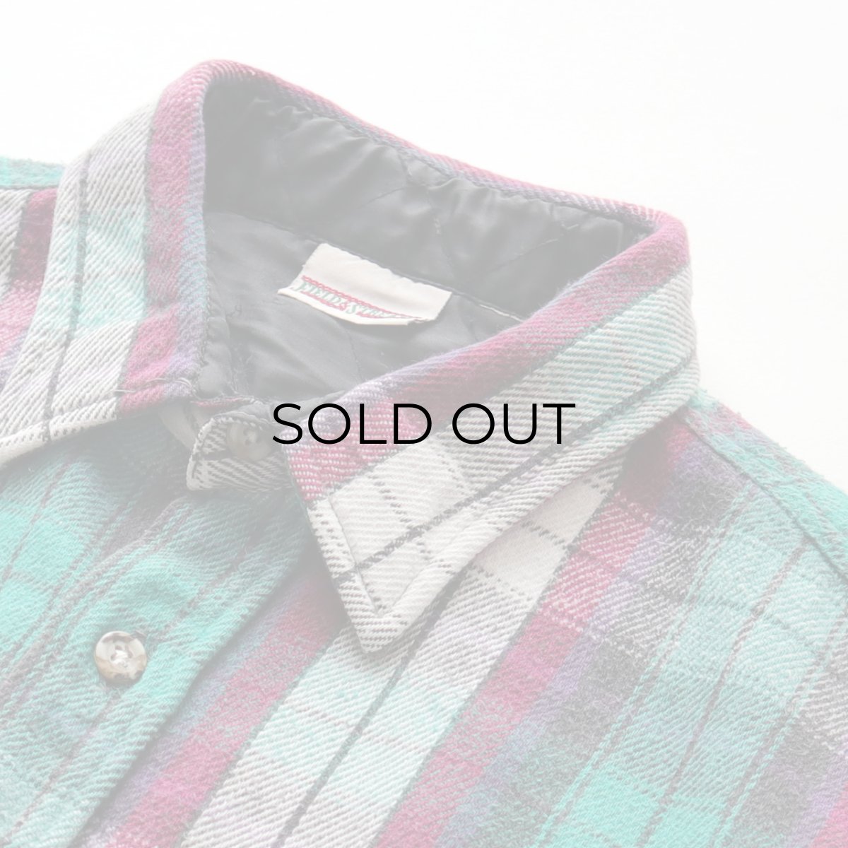 画像6: 90's FIELD & STREAM COTTON CHECK HEAVY FLANNEL SHIRT (6)