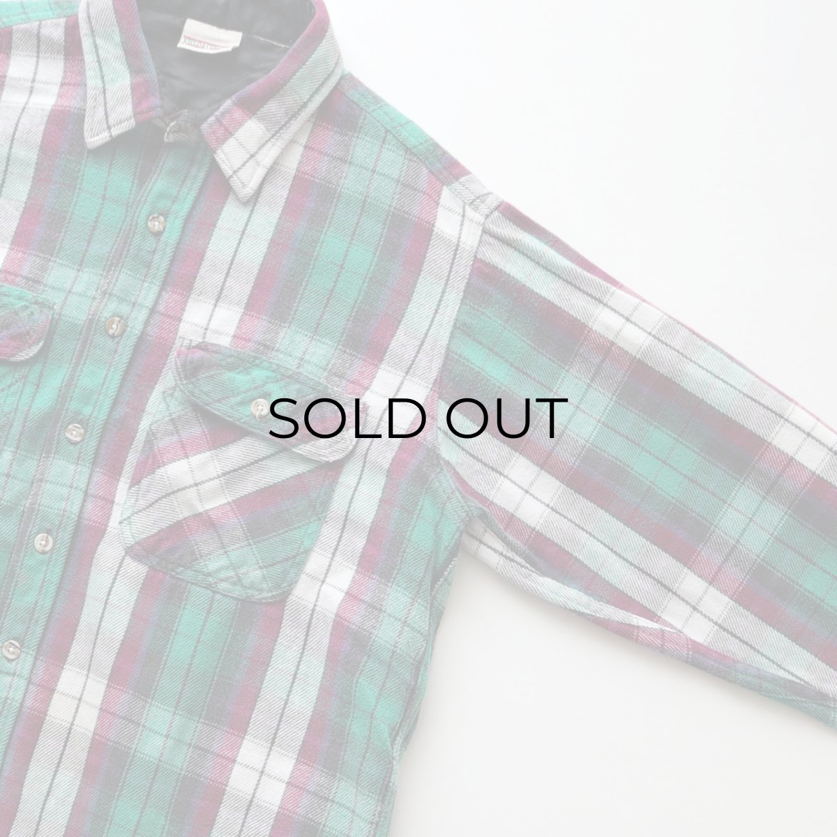 画像3: 90's FIELD & STREAM COTTON CHECK HEAVY FLANNEL SHIRT (3)