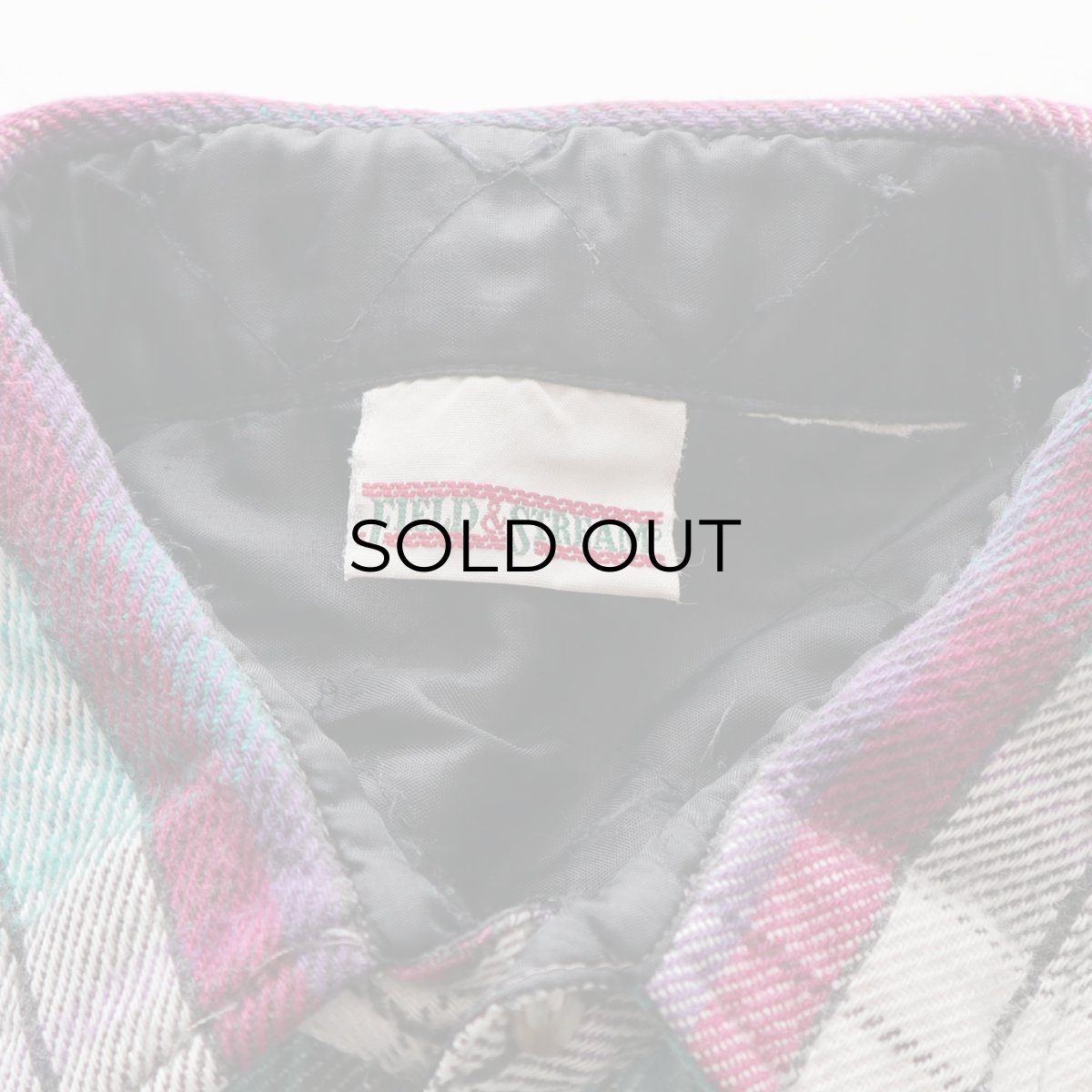 画像9: 90's FIELD & STREAM COTTON CHECK HEAVY FLANNEL SHIRT (9)