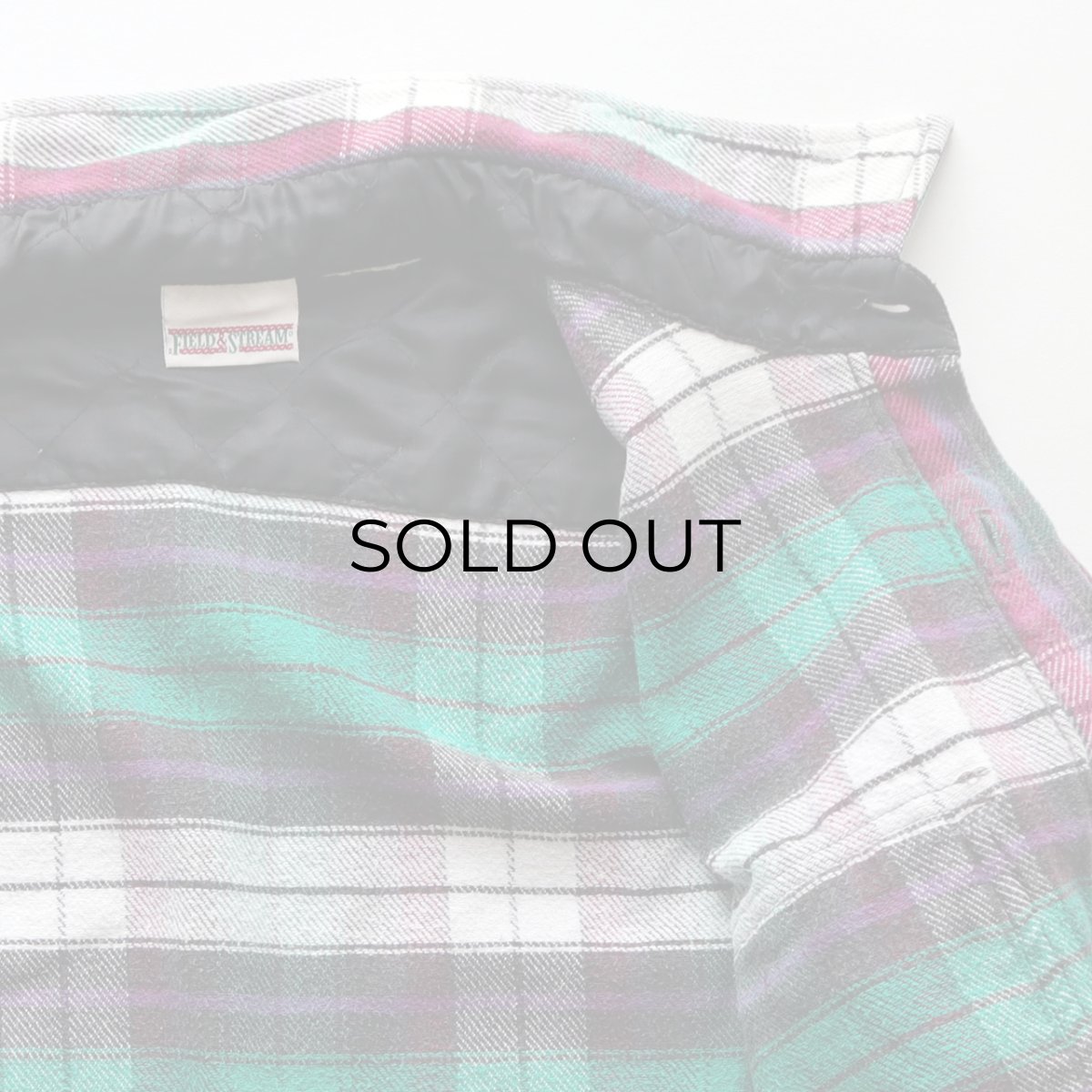 画像8: 90's FIELD & STREAM COTTON CHECK HEAVY FLANNEL SHIRT (8)