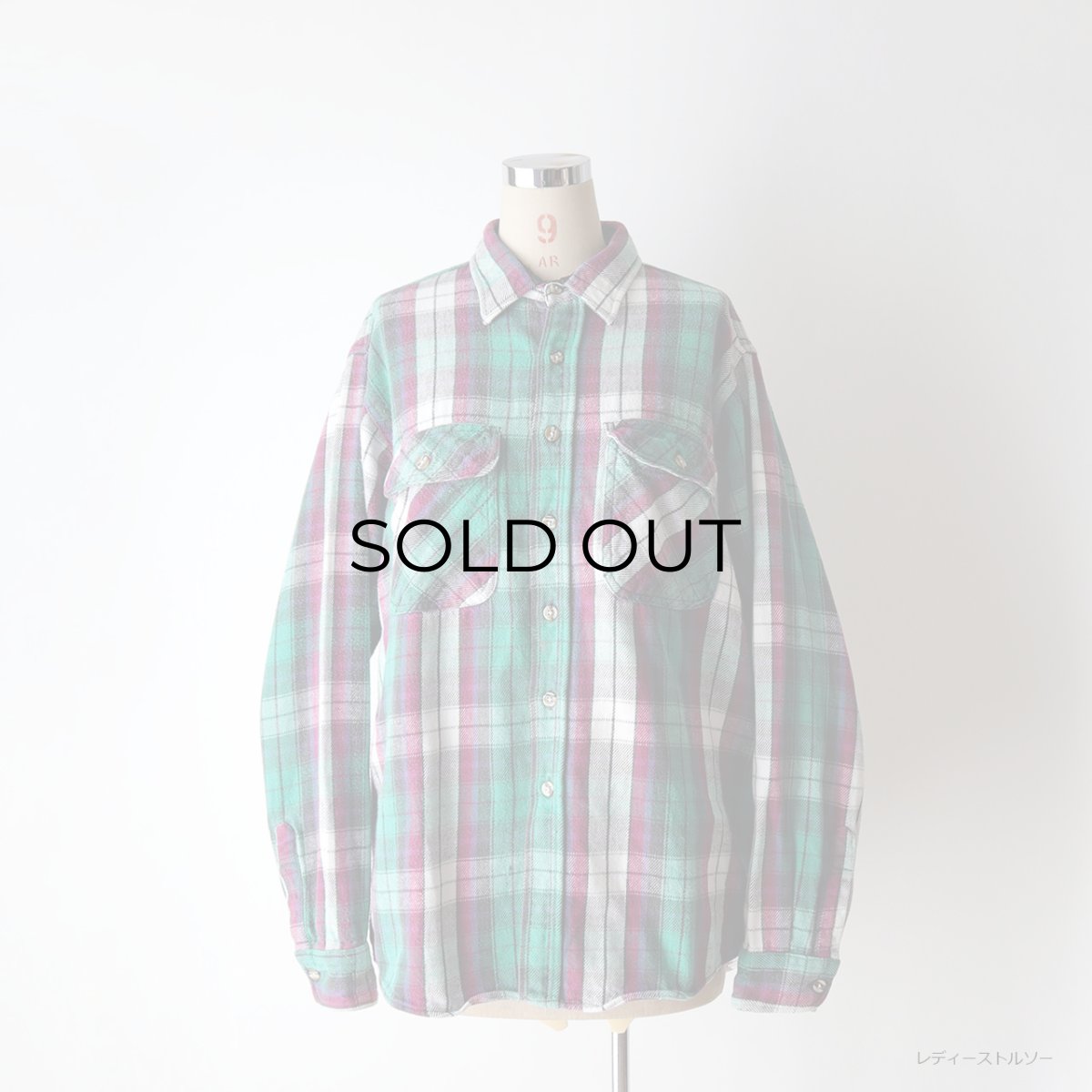 画像15: 90's FIELD & STREAM COTTON CHECK HEAVY FLANNEL SHIRT (15)