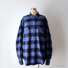 画像14: 〜00's FIELD & STREAM COTTON BUFFALO CHECK HEAVY FLANNEL SHIRT 【L-TALL】 (14)