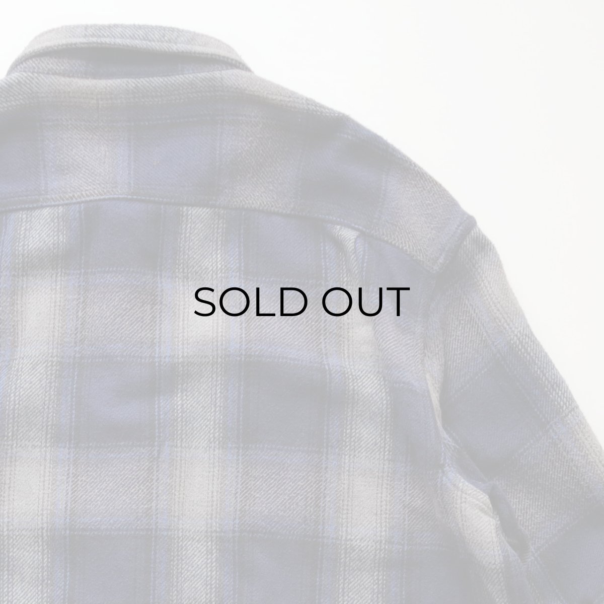 画像5: 〜00's ST. JOHN'S BAY COTTON OMBRE CHECK HEAVY FLANNEL SHIRT (5)