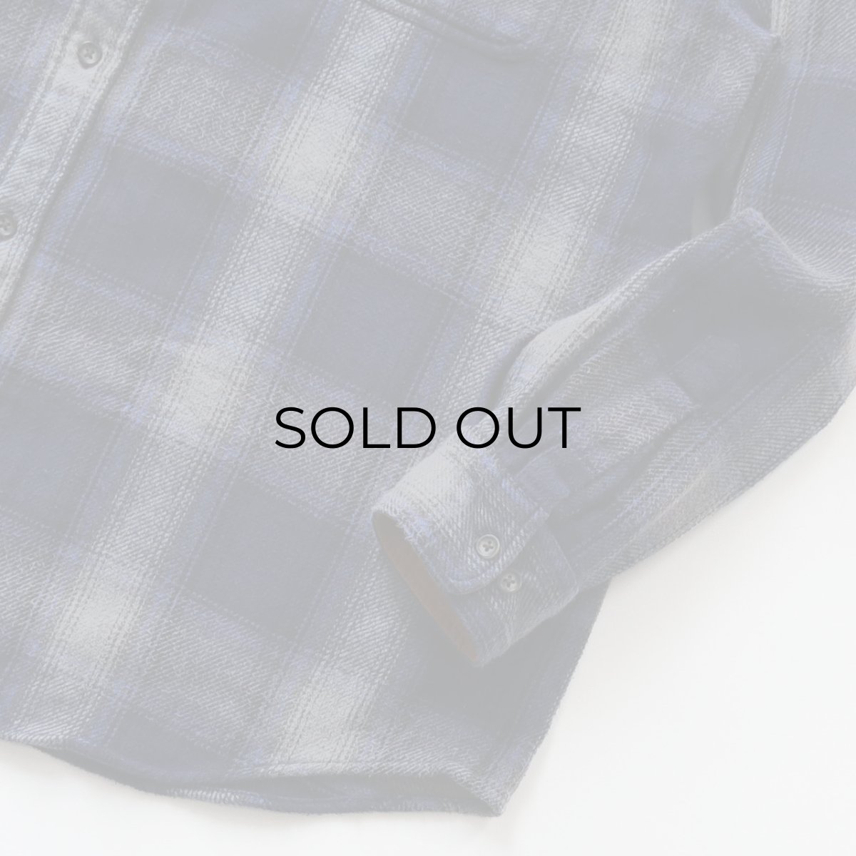 画像7: 〜00's ST. JOHN'S BAY COTTON OMBRE CHECK HEAVY FLANNEL SHIRT (7)