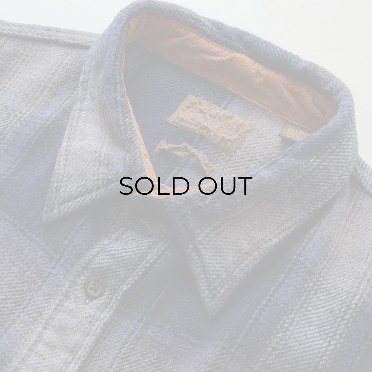 画像6: 〜00's ST. JOHN'S BAY COTTON OMBRE CHECK HEAVY FLANNEL SHIRT (6)