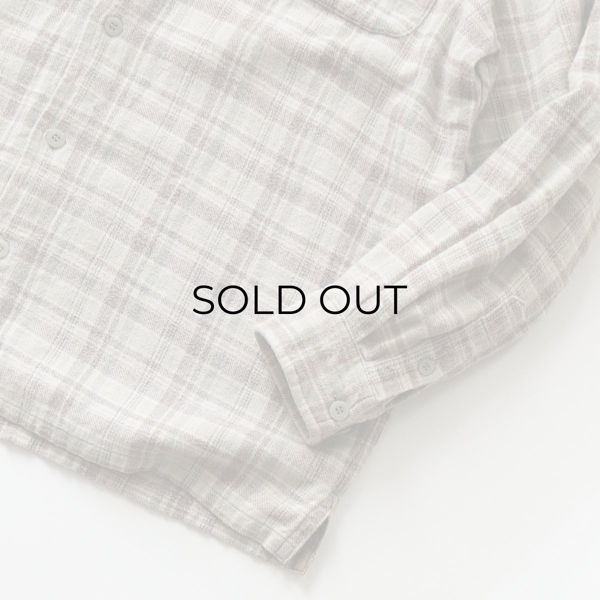 画像6: 〜90's PROTON COTTON CHECK HEAVY FLANNEL OPEN COLLAR BOX SHIRT (6)