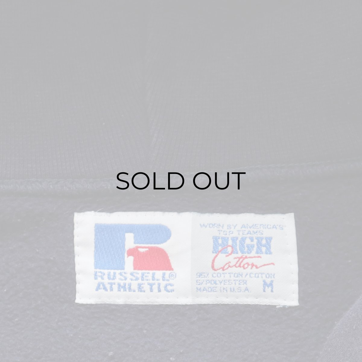 画像8: 90's RUSSELL "HIGH Cotton" UNUSUAL style EMBROIDERED SWEAT PULLOVER PARKA "ELIZABETHTOWN College" "MADE IN USA" (8)