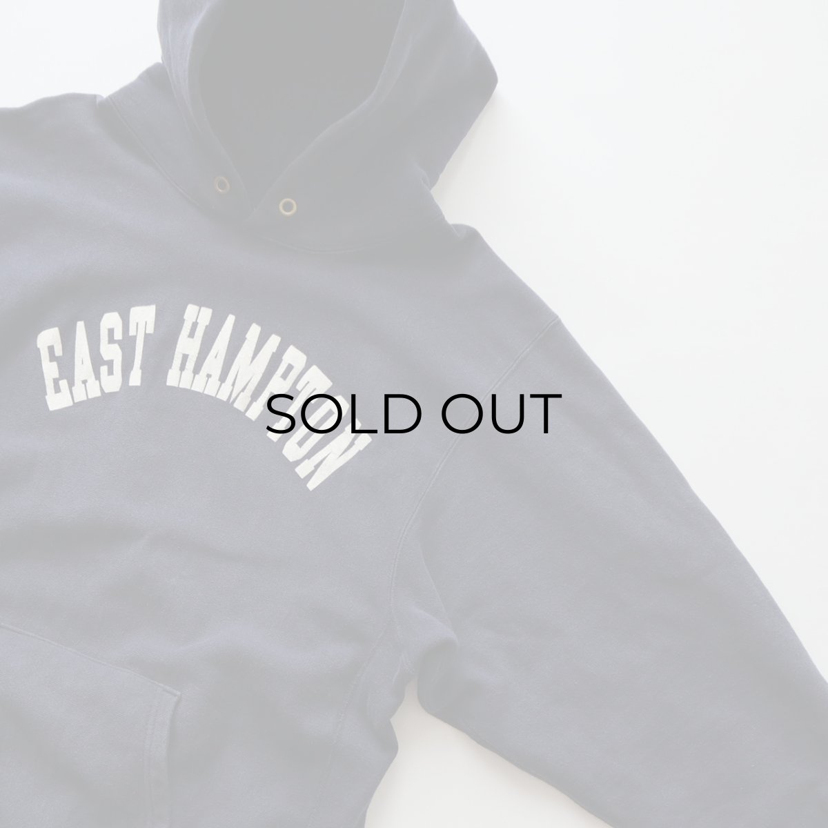 画像4: 80's Champion "REVERSE WEAVE" PRINT SWEAT PULLOVER PARKA "EAST HAMPTON" "MADE IN USA" (4)