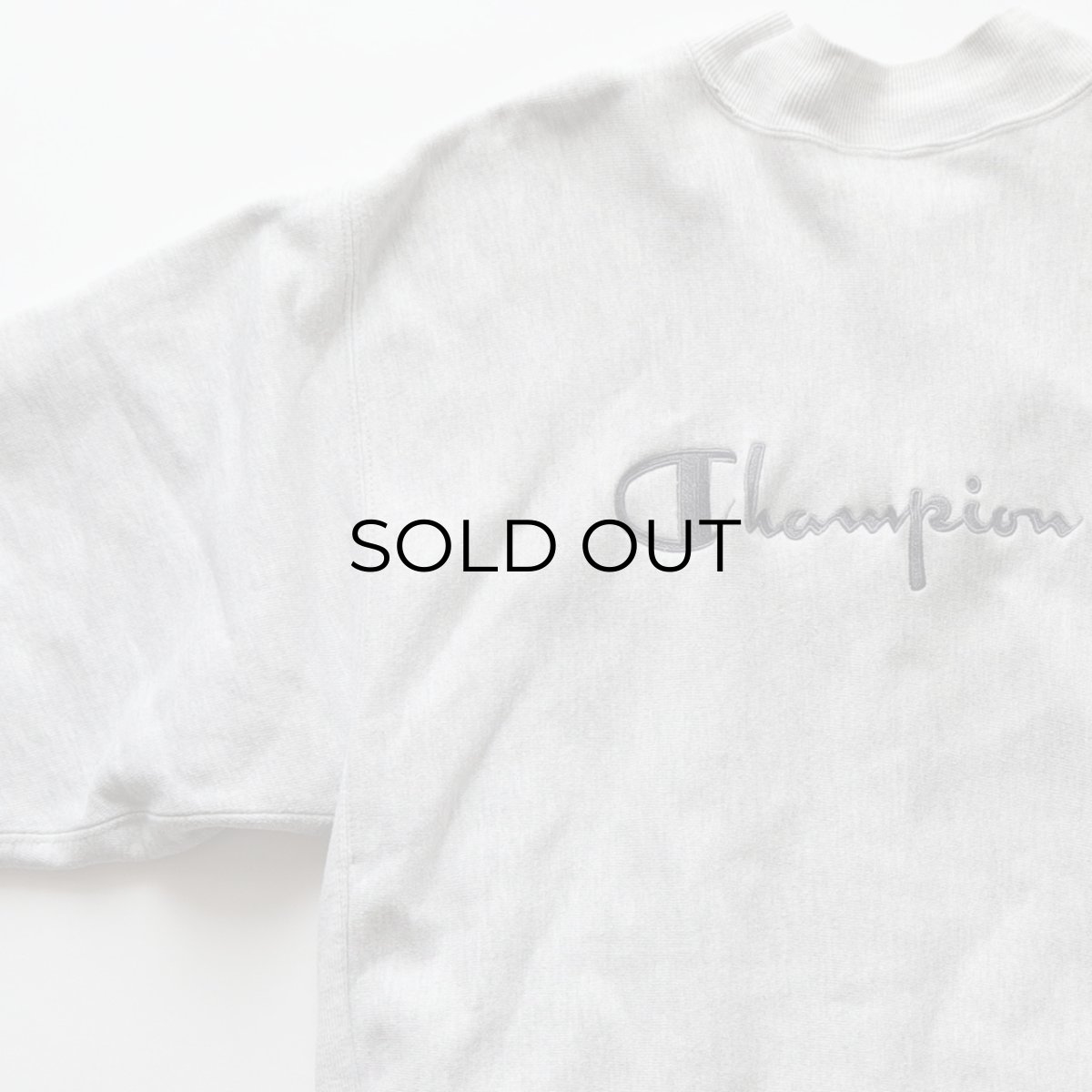 画像8: 90's Champion "REVERSE WEAVE" BACK EMBROIDERED SWEAT SNAP CARDIGAN "Champion" "MADE IN USA" (8)