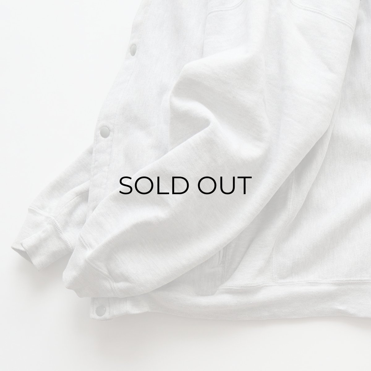 画像9: 90's Champion "REVERSE WEAVE" BACK EMBROIDERED SWEAT SNAP CARDIGAN "Champion" "MADE IN USA" (9)