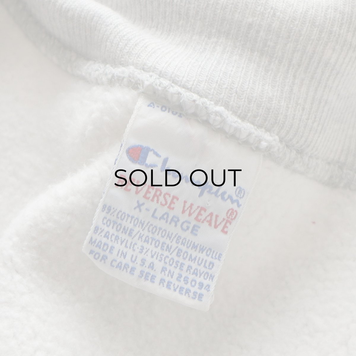 画像10: 90's Champion "REVERSE WEAVE" BACK EMBROIDERED SWEAT SNAP CARDIGAN "Champion" "MADE IN USA" (10)