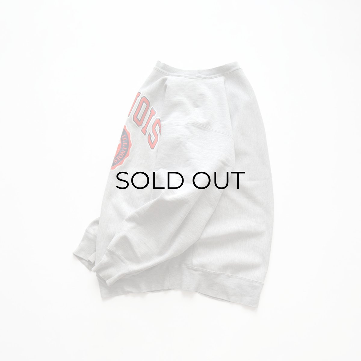 画像2: 80's Champion "REVERSE WEAVE" PRINT CREW NECK SWEAT "ILLINOIS" "MADE IN USA" (2)