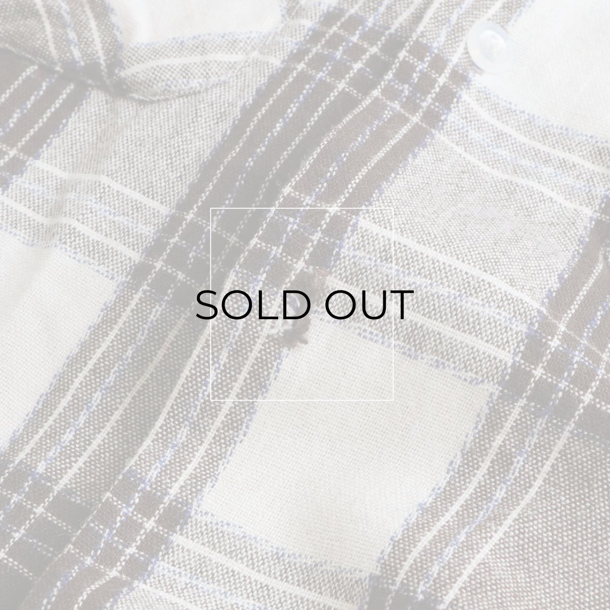 画像9: 50's Sportop WOOL CHECK LOOP COLLAR BOX SHIRT (9)