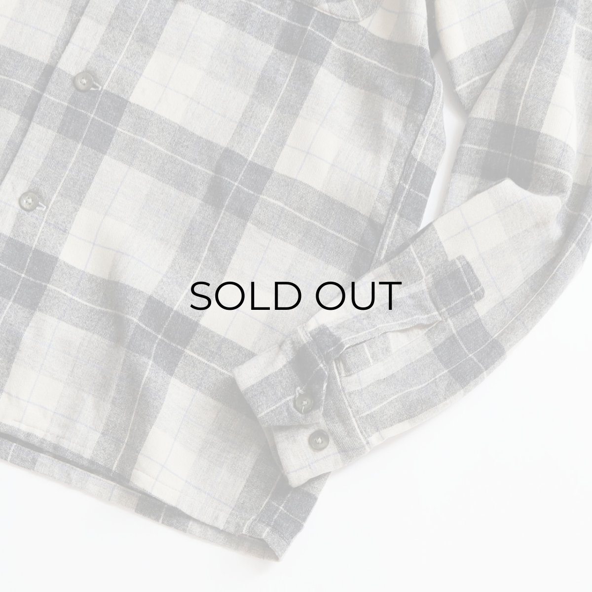 画像4: 50's Field & Stream WOOL CHECK LOOP COLLAR BOX SHIRT (4)