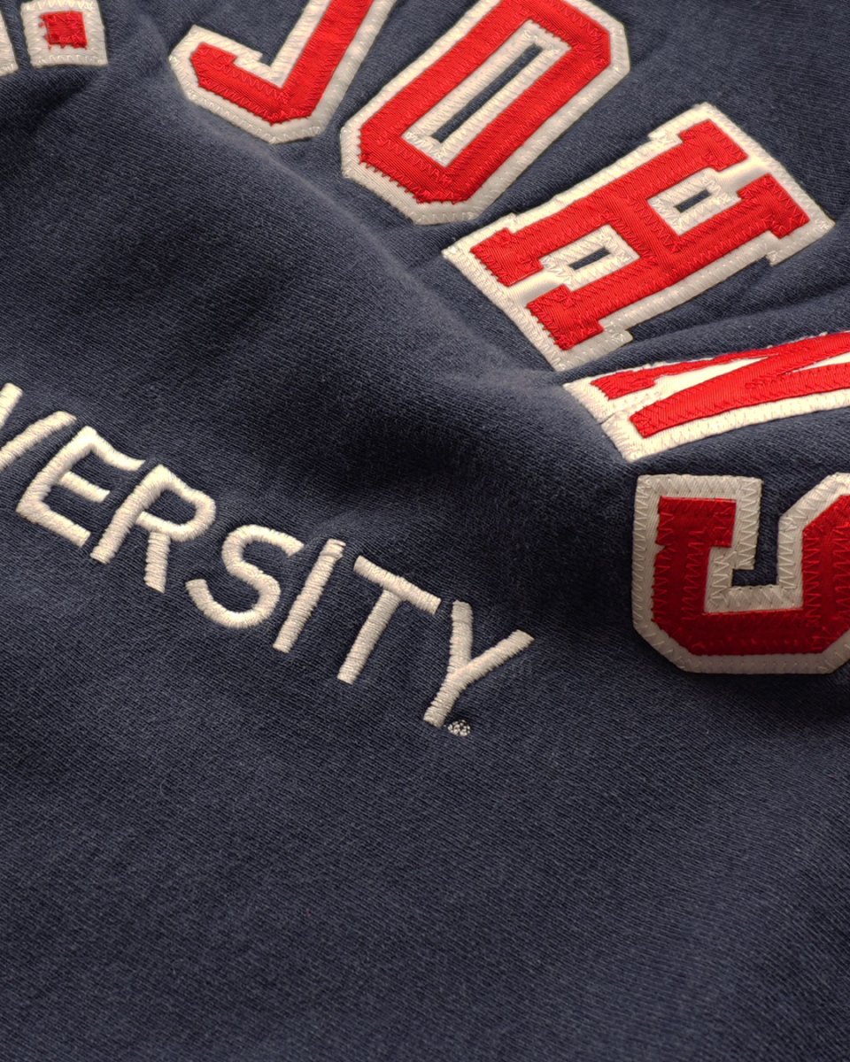 画像8: 〜00's The Cotton Exchange REVERSE WEAVE style LETTERED CREW NECK HEAVYWEIGHT SWEAT "ST. JOHN'S UNIVERSITY" "MADE IN USA" (8)