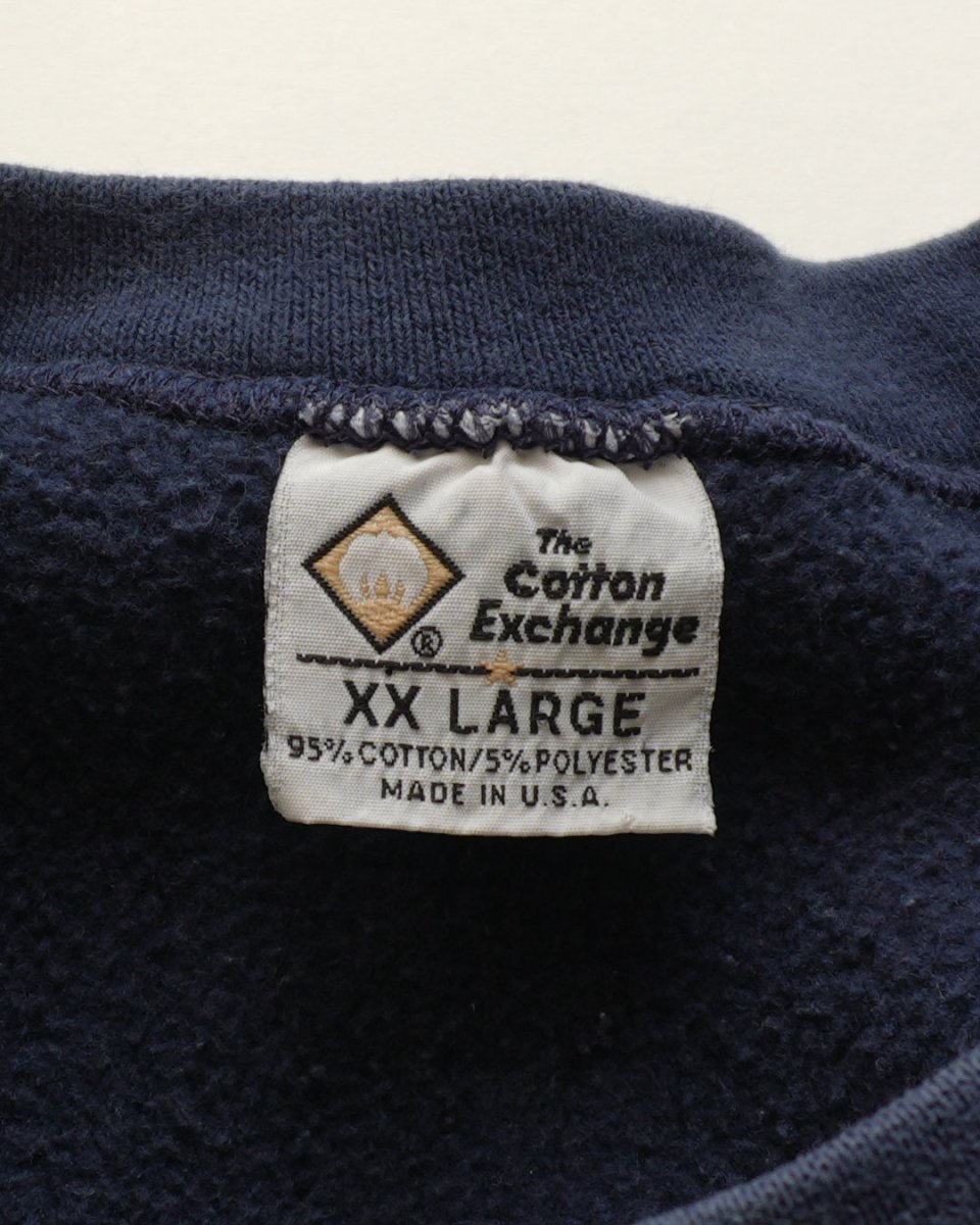 画像7: 〜00's The Cotton Exchange REVERSE WEAVE style LETTERED CREW NECK HEAVYWEIGHT SWEAT "ST. JOHN'S UNIVERSITY" "MADE IN USA" (7)