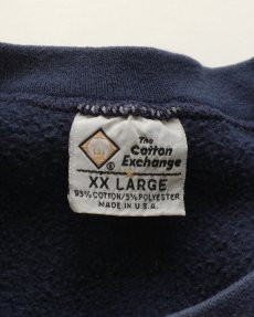 画像7: 〜00's The Cotton Exchange REVERSE WEAVE style LETTERED CREW NECK SWEAT "ST. JOHN'S UNIVERSITY" "MADE IN USA" (7)