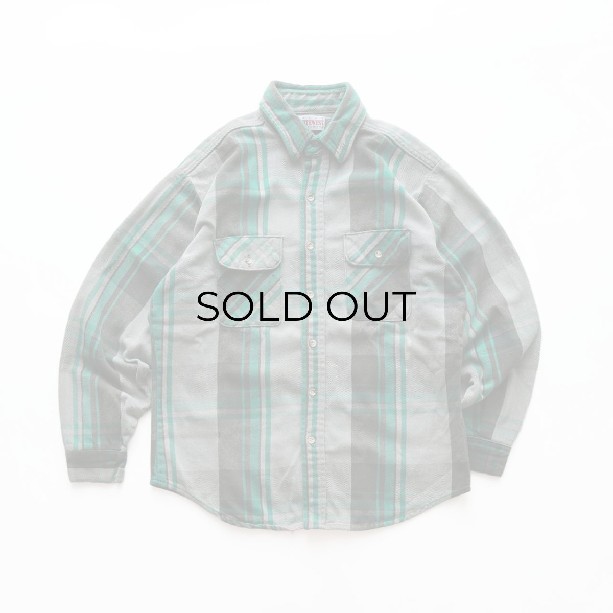 画像1: 〜90's GREAT NORTHWEST COTTON CHECK HEAVY FLANNEL SHIRT (1)