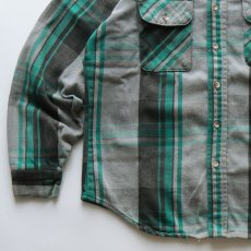 画像4: 〜90's GREAT NORTHWEST COTTON CHECK HEAVY FLANNEL SHIRT (4)