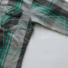画像8: 〜90's GREAT NORTHWEST COTTON CHECK HEAVY FLANNEL SHIRT (8)